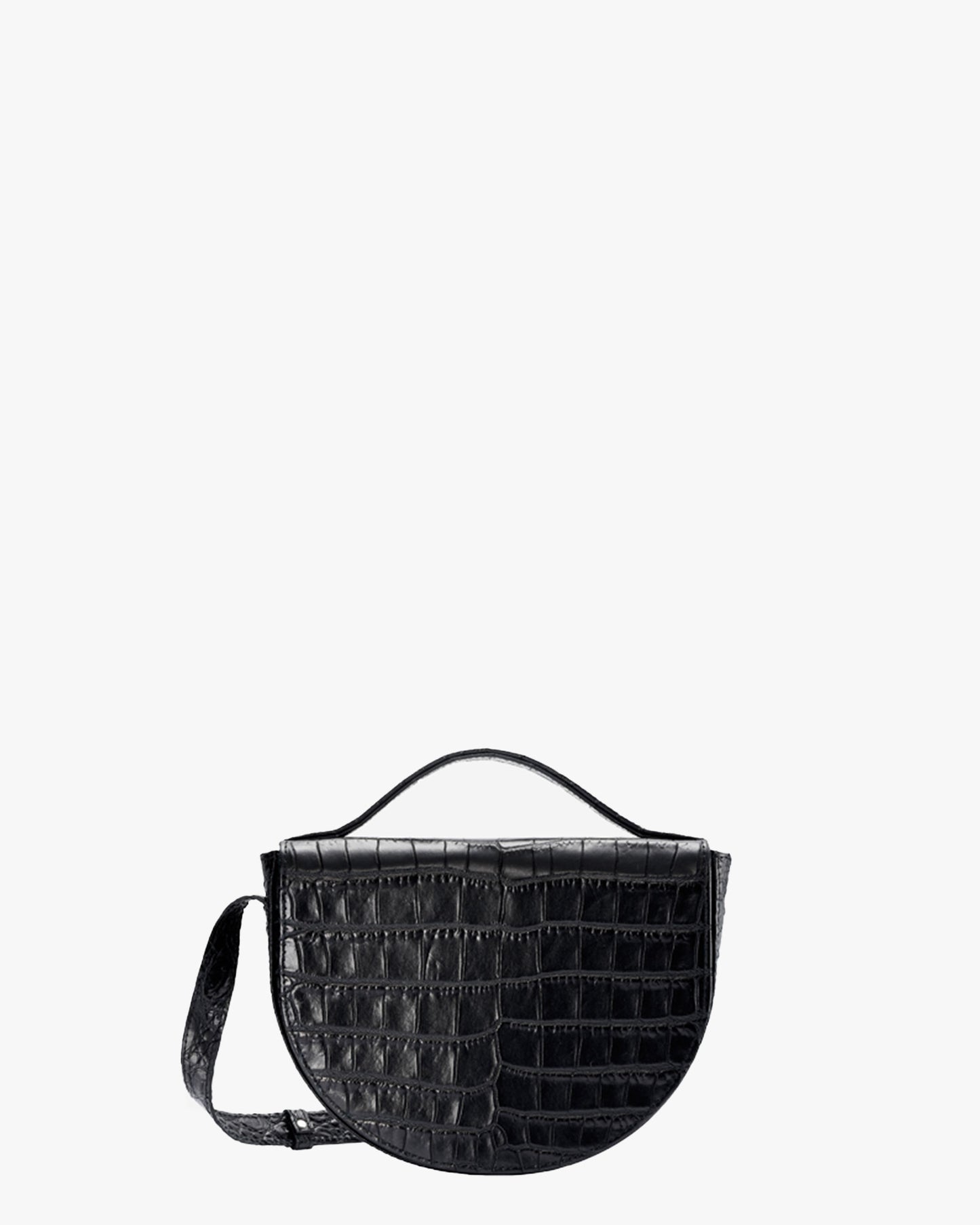 LUNA CROC BLACK
