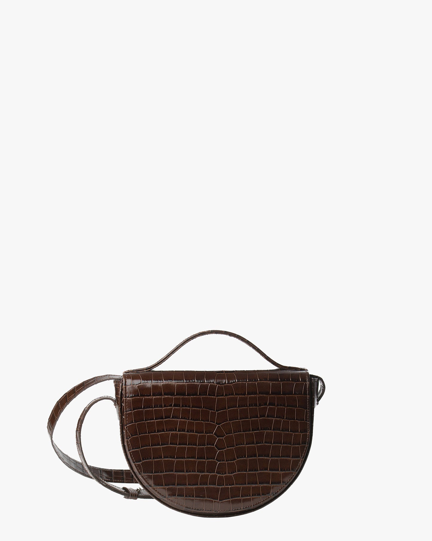 LUNA CROC BROWN