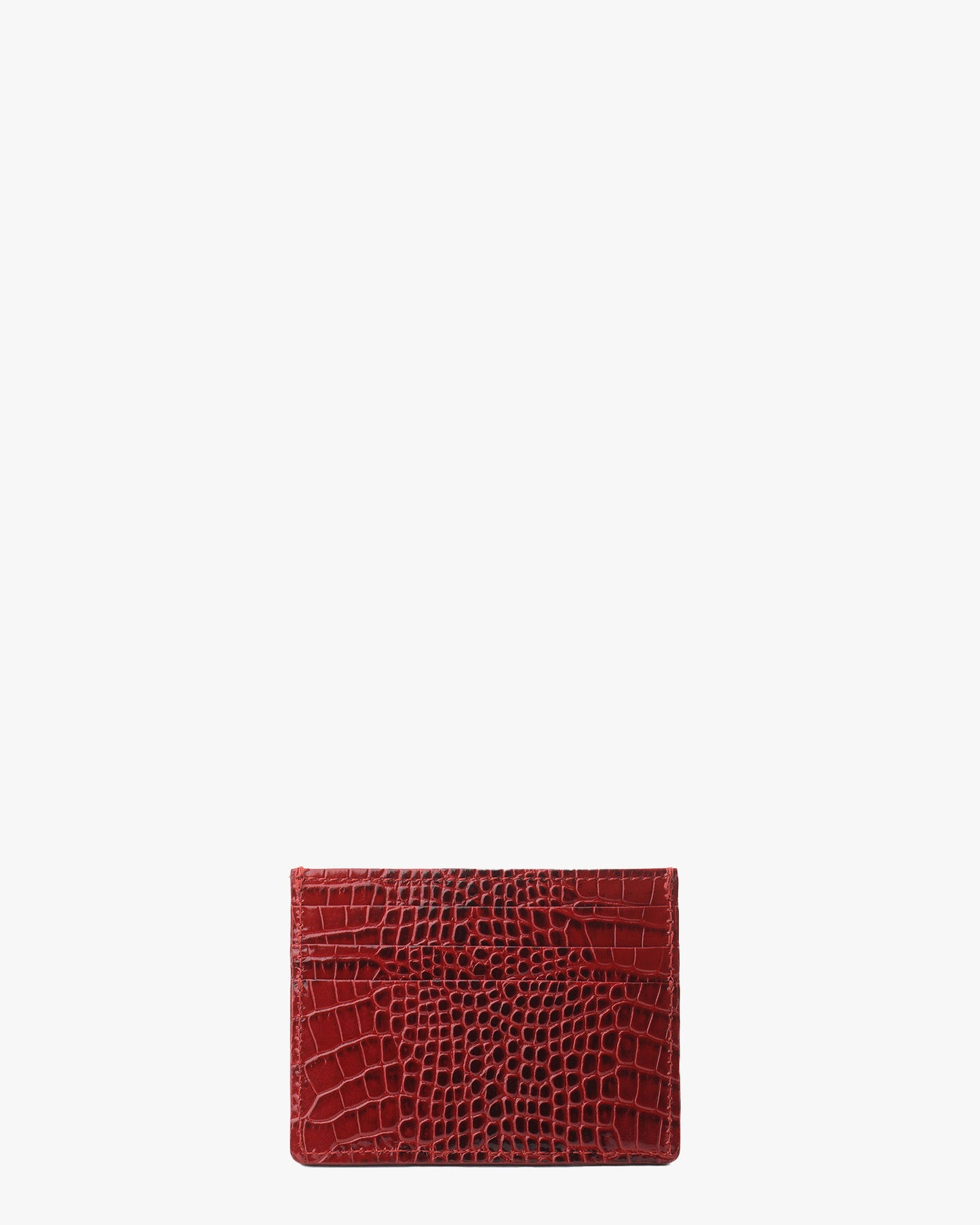 CARD HOLDER CROC RED